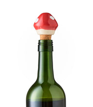 Load image into Gallery viewer, Mushroom Wine Stopper Cork - Hand Painted Ceramic