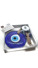 Load image into Gallery viewer, MYSTIC JEWELS - Macrome Turkish Eye Amulet with Jute, Home Protection