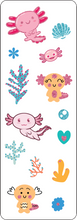 Load image into Gallery viewer, Axolotls Sticker Set