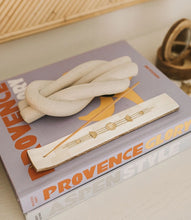 Load image into Gallery viewer, Indukala Moon Phase Incense Holder - Hand Carved Wood Bone