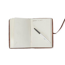 Load image into Gallery viewer, Chestnut Woven Leather Journal Set
