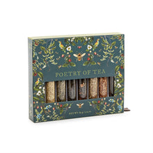 Load image into Gallery viewer, Poetry of Tea 8 Tube Gift Set Includes: Darjeeling, Chamomile, Lemon Ginger, Earl Grey, Blood Orange, Green Rooibos, Vanilla Rooibos, Cranberry and Cinnamon - Net Wt 3.14 oz