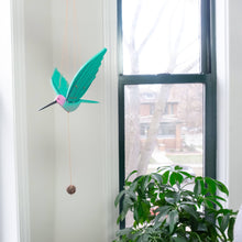 Load image into Gallery viewer, Hummingbird Flying Mobile - Pink Anna's
