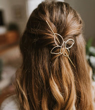 Load image into Gallery viewer, Hiranya Butterfly Hair Slide with Stick - Gold