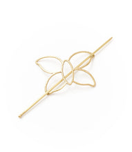 Load image into Gallery viewer, Hiranya Butterfly Hair Slide with Stick - Gold