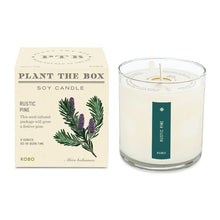 Load image into Gallery viewer, Rustic Pine Plant the Box Candle