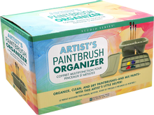 Load image into Gallery viewer, Artist's Paintbrush Organizer