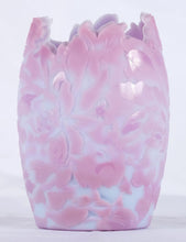 Load image into Gallery viewer, Kelsey Murphy (Ohio/West Virginia, 20th/21st c.), "Bird and Bees in the Peonies," 8 inch tall vase