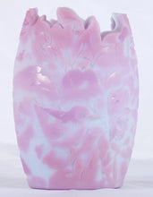 Load image into Gallery viewer, Kelsey Murphy (Ohio/West Virginia, 20th/21st c.), "Bird and Bees in the Peonies," 8 inch tall vase