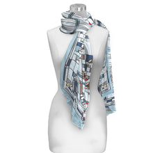 Load image into Gallery viewer, Sheer Scarf - Frank Lloyd Wright "Waterlilies"