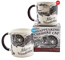 Load image into Gallery viewer, Cheshire Cat Heat-Changing Coffee Mug