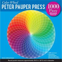 Load image into Gallery viewer, Color Wheel Round Jigsaw Puzzle