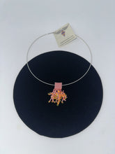 Load image into Gallery viewer, Sterling Silver Neck Wire and Beaded Pendant
