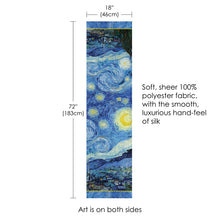 Load image into Gallery viewer, Sheer Scarf - Van Gogh Starry Night