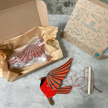 Load image into Gallery viewer, Blue Jay Flying Bird Mobile