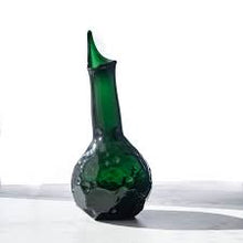 Load image into Gallery viewer, 2420 Malachite Asteroid Blenko Carafe