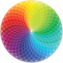 Load image into Gallery viewer, Color Wheel Round Jigsaw Puzzle