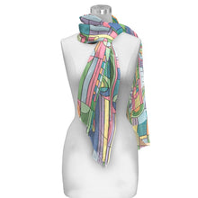 Load image into Gallery viewer, Sheer Scarf - Frank Lloyd Wright "Saguaro Forms"