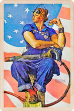 Load image into Gallery viewer, ROSIE THE RIVETER Rockwell Wood Postcard