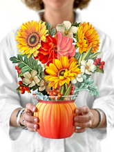 Load image into Gallery viewer, Pumpkin Harvest Paper Bouquet