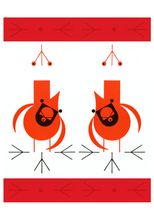 Load image into Gallery viewer, Charley Harper: Cool Cardinals Holiday Card Assortment