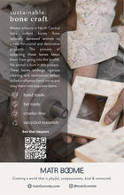 Load image into Gallery viewer, Indukala Moon Phase Incense Holder - Hand Carved Wood Bone
