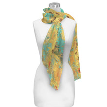 Load image into Gallery viewer, Sheer Scarf - Van Gogh Sunflowers
