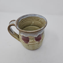 Load image into Gallery viewer, Off White Mug w Red Decor

