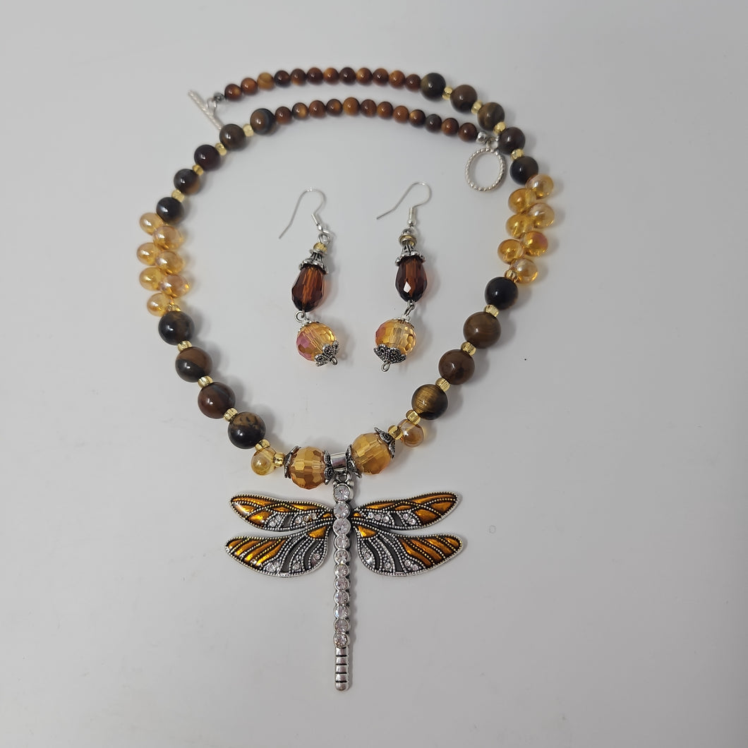 Dragonfly Brown Set