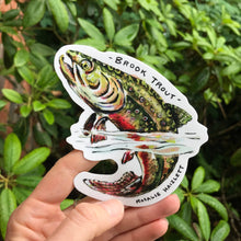 Load image into Gallery viewer, Brook Trout Waterproof Sticker
