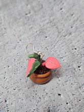 Load image into Gallery viewer, Philodendron Erubescens Polymer Clay Earrings
