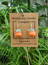 Load image into Gallery viewer, Echeveria Agavoides Polymer Clay Earrings
