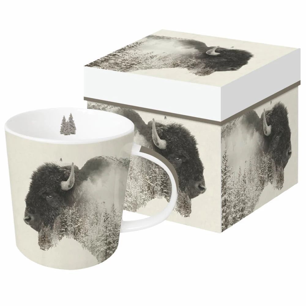 Majestic Buffalo Mug w/ Gift Box