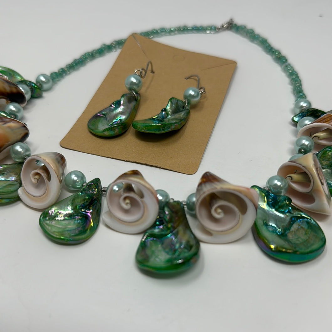 Sea Green Shell Set