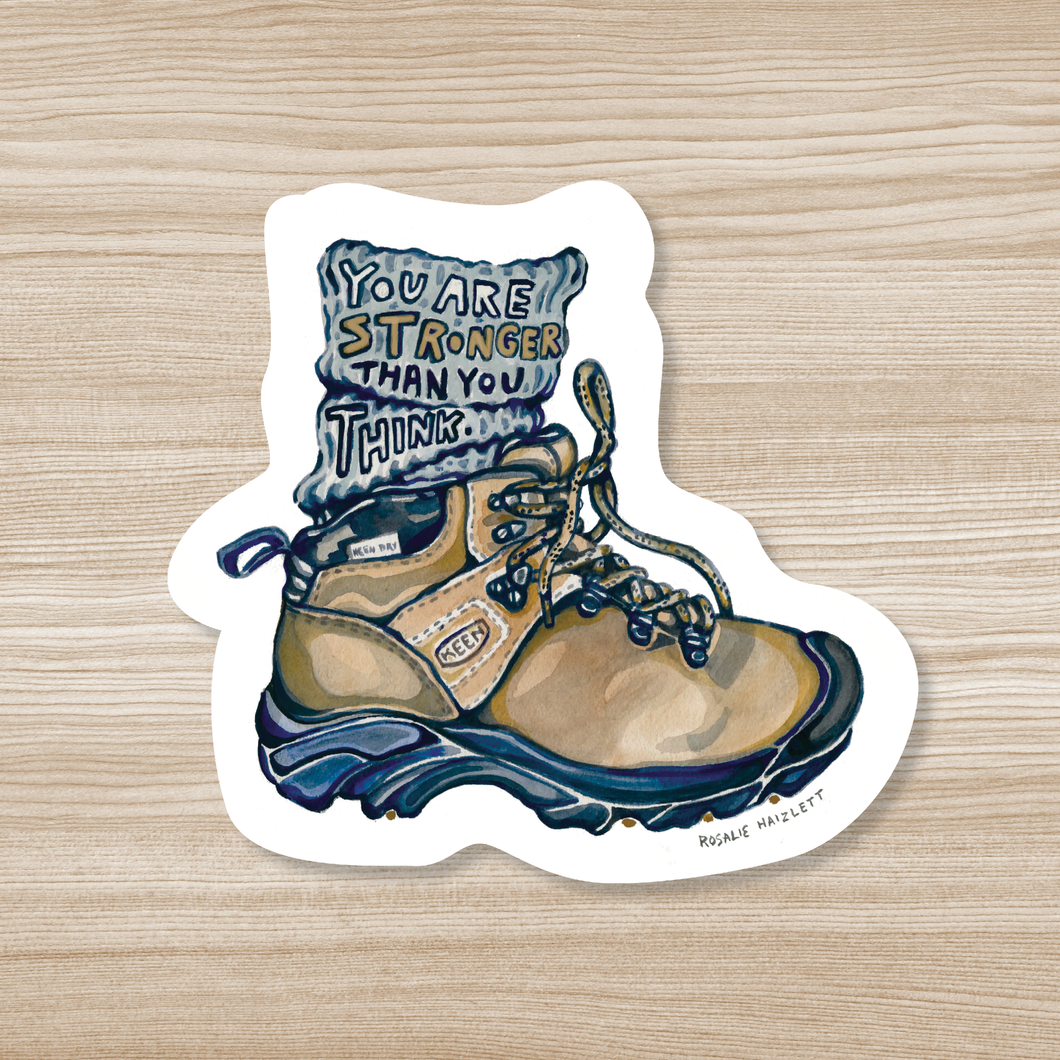 Hiking Boot Waterproof Sticker