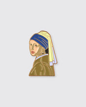 Load image into Gallery viewer, Girl with a Pearl Earring Enamel Pin
