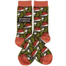 Load image into Gallery viewer, Optimistic Snail Socks
