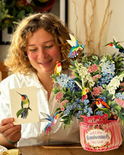 Load image into Gallery viewer, Hummingbird Oasis Paper Bouquet
