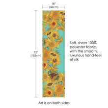 Load image into Gallery viewer, Sheer Scarf - Van Gogh Sunflowers
