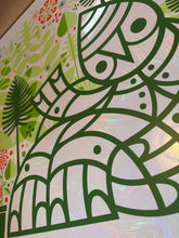 Load image into Gallery viewer, “Terrarium” by Don Pendleton 18” x 24” (white metallic swirl edition)
