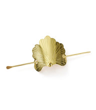 Load image into Gallery viewer, Sayuri Ginkgo Leaf Hair Pin - Gold
