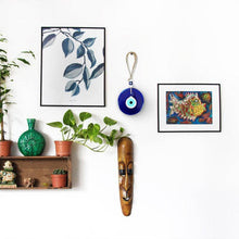 Load image into Gallery viewer, Glass Turkish Eye with Jude for Gift - Good Luck Amulet
