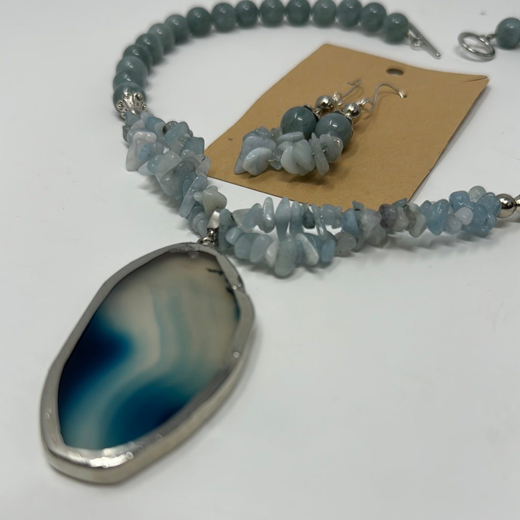 Light Blue Stone Set