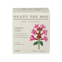 Load image into Gallery viewer, Somerset Thyme Plant the Box Candle
