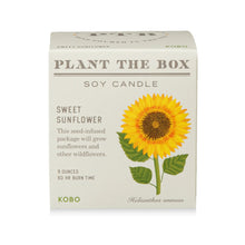 Load image into Gallery viewer, Sweet Sunflower Plant the Box Candle
