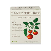 Load image into Gallery viewer, Wild Tomato Vine Plant the Box Candle
