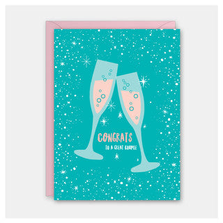 Sparkling Glasses Card