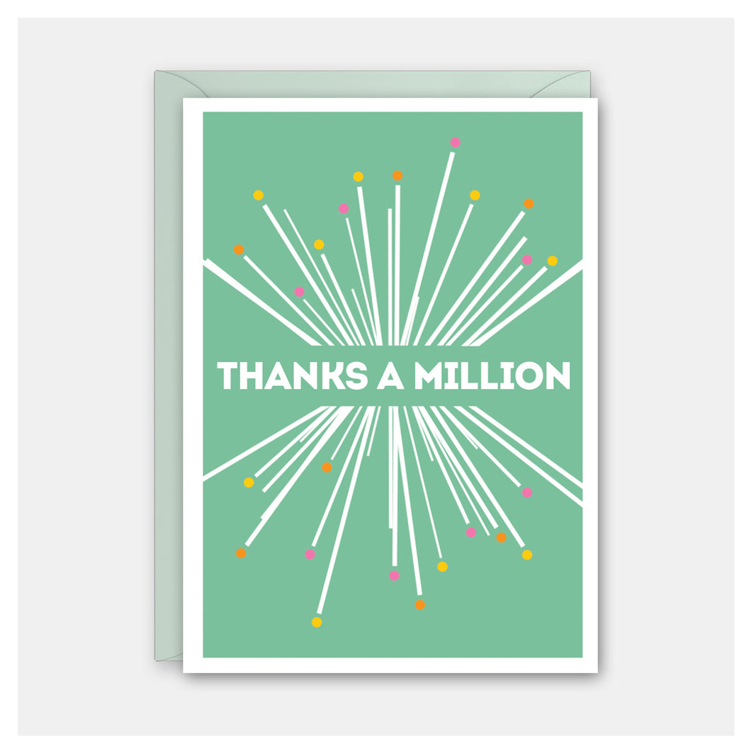 Thanks a Million Starburst Card