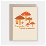 New Baby Mushroom Card