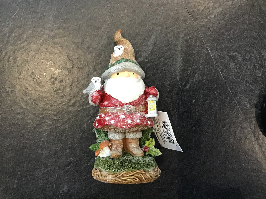 Santa Gnome Ornament